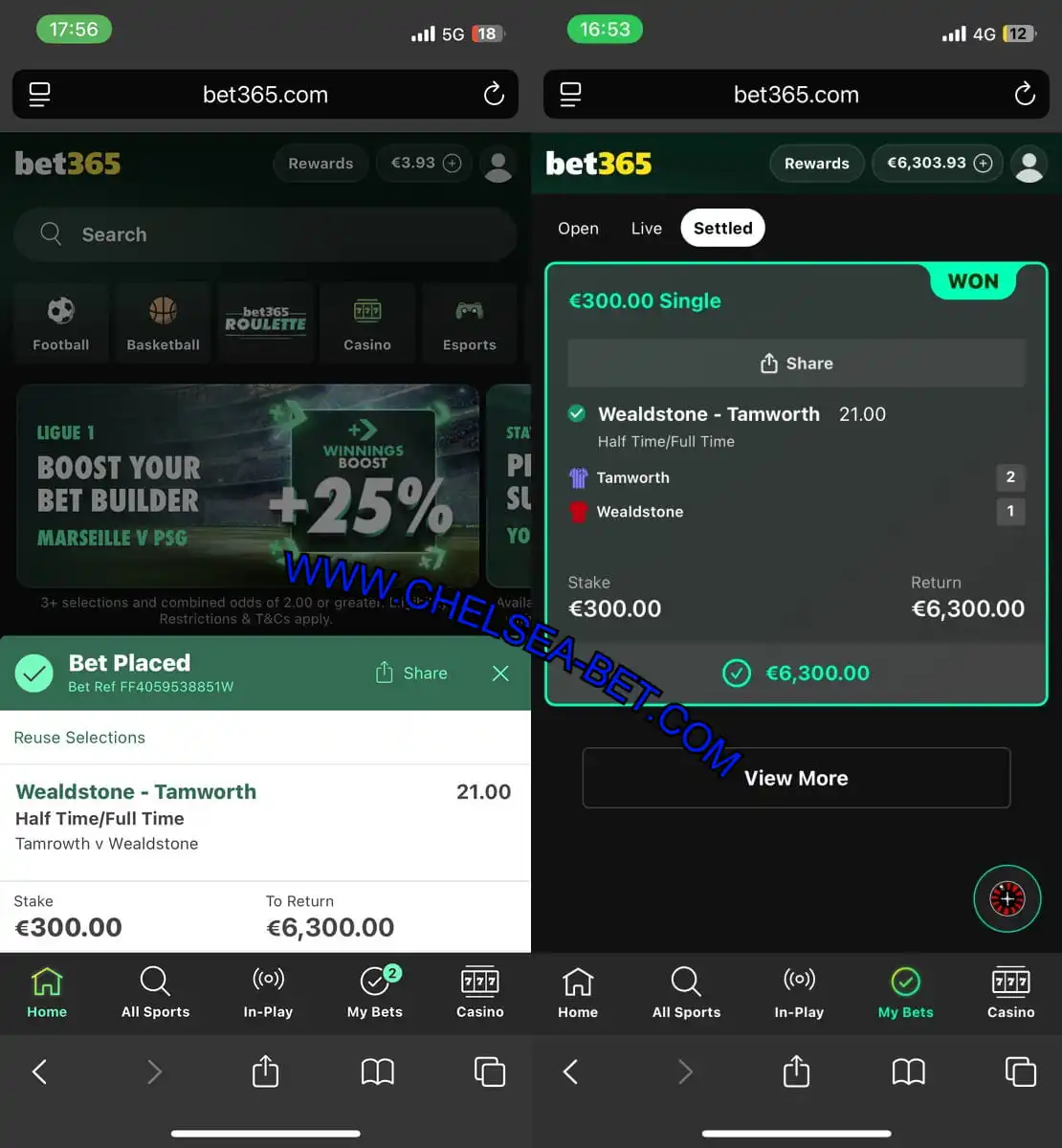 Bet365 Halftime FullTime TIp Bet365 Halftime FullTime TIp