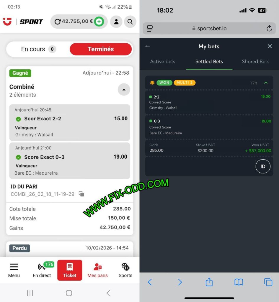 BET261 SAFE FIXED MATCHES TIPS