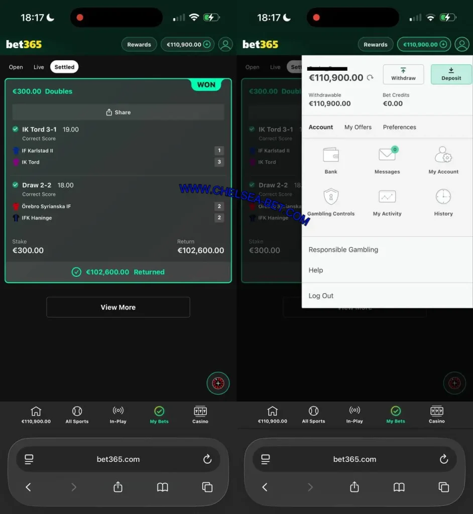 BET365 CORRECT FIXED MATCHES