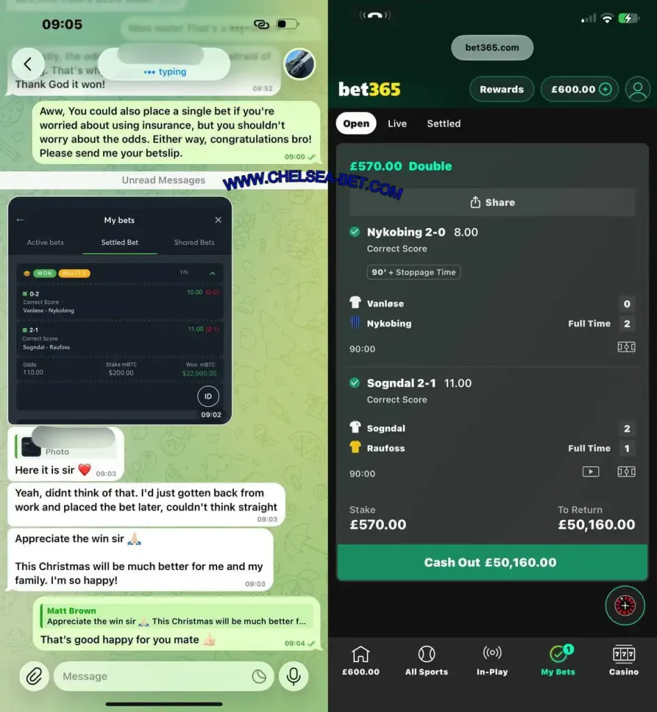 BET365 CORRECT SCORE MATCHES