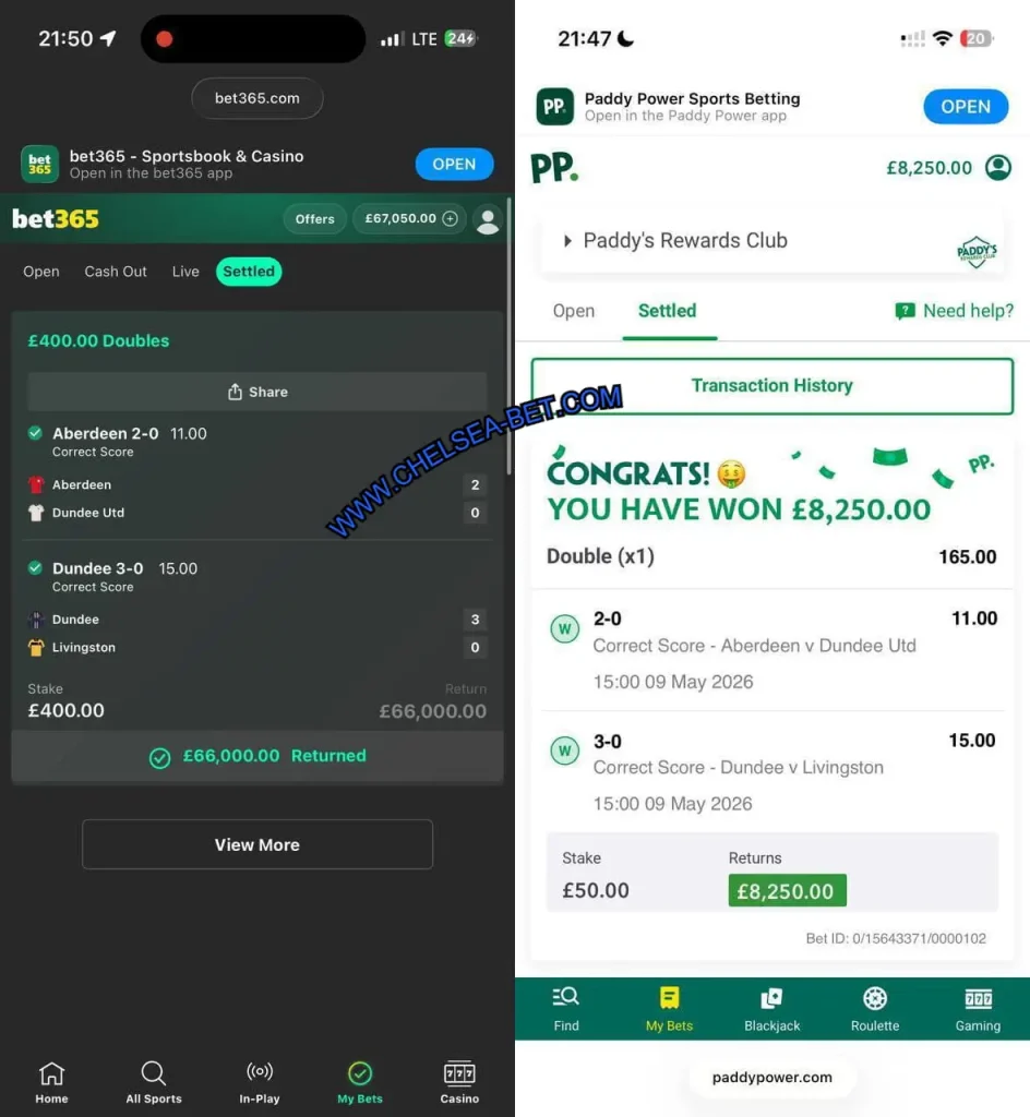 BET365 CORRECT SCORE SAFE PREDICTIONS