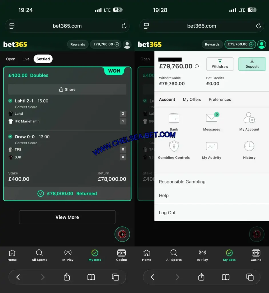 CORRECT BET365 FIXED MATCHES