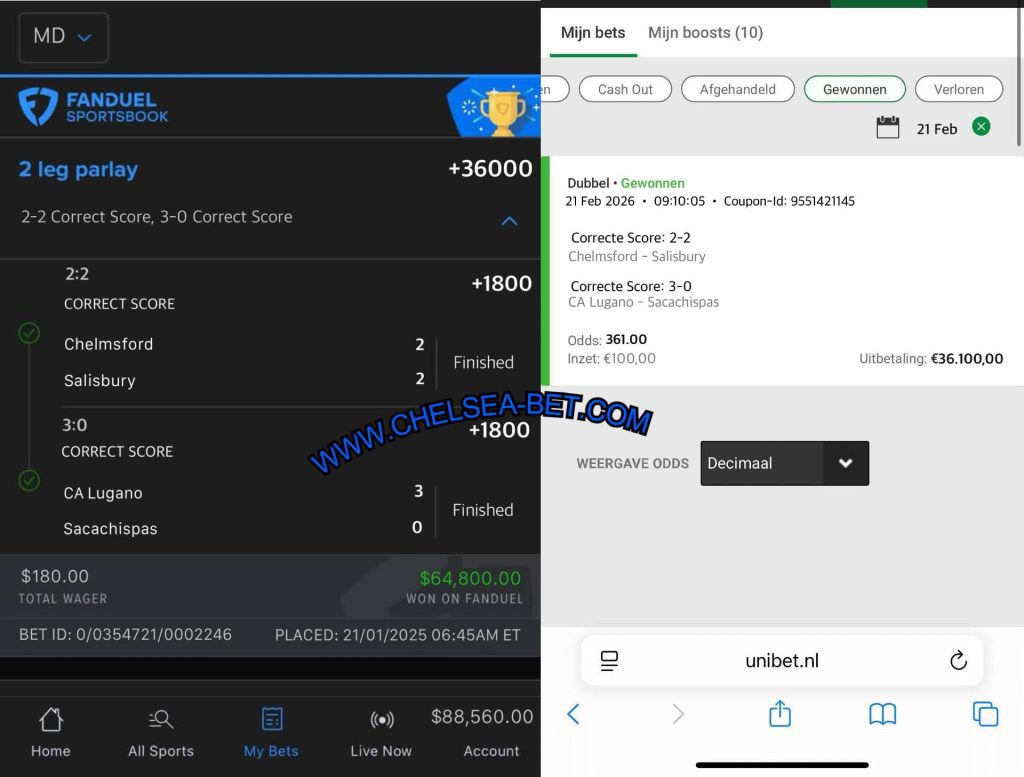 FANDUEL SPORTS SURE FIXED MATCHES