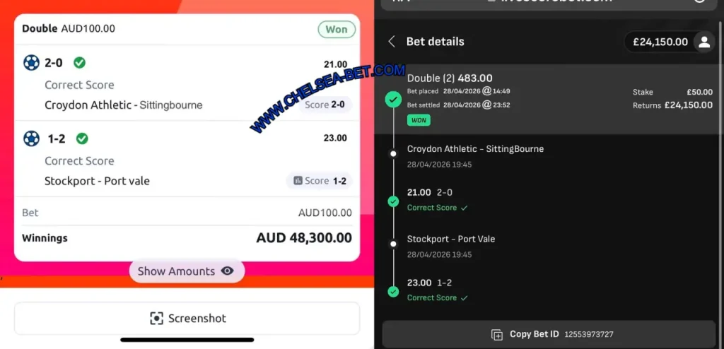 LIVESCOREBET CORRECT SCORE TIPS