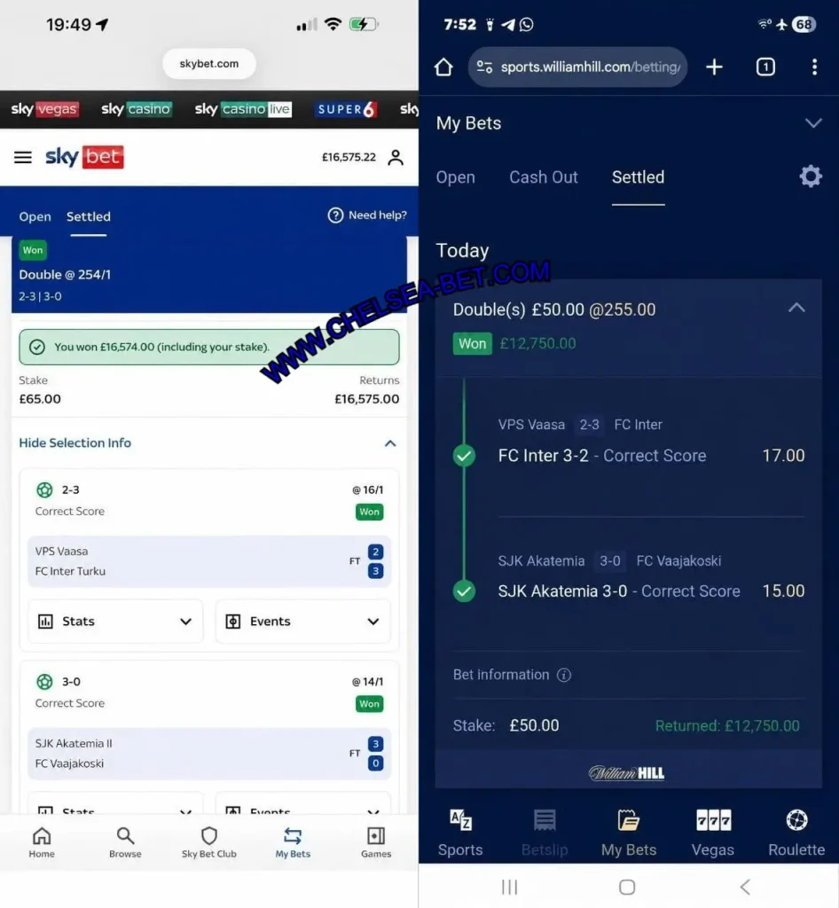 SKYBET FOOTBALL CORRECT SCORE MATCHES SKYBET FOOTBALL CORRECT SCORE MATCHES