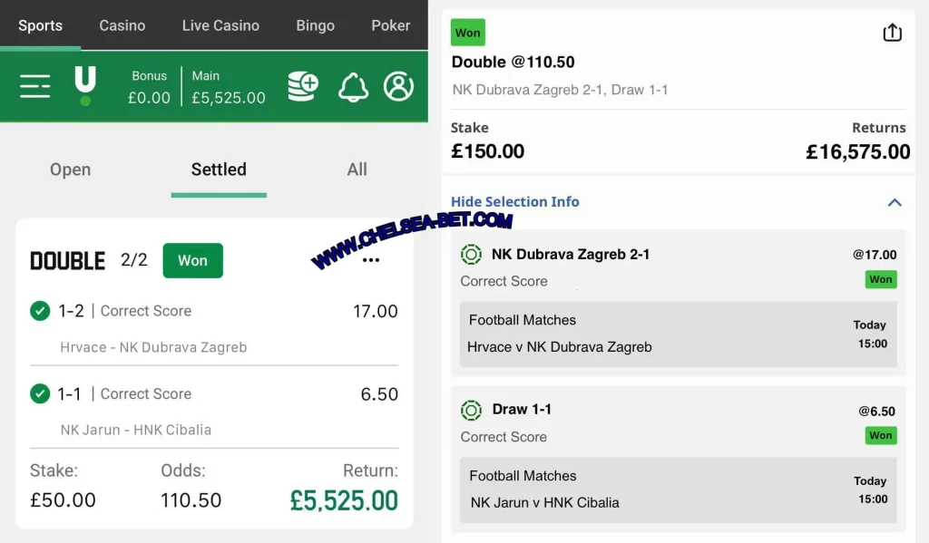 UNIBET CORRECT SCORE BETTING TIPS