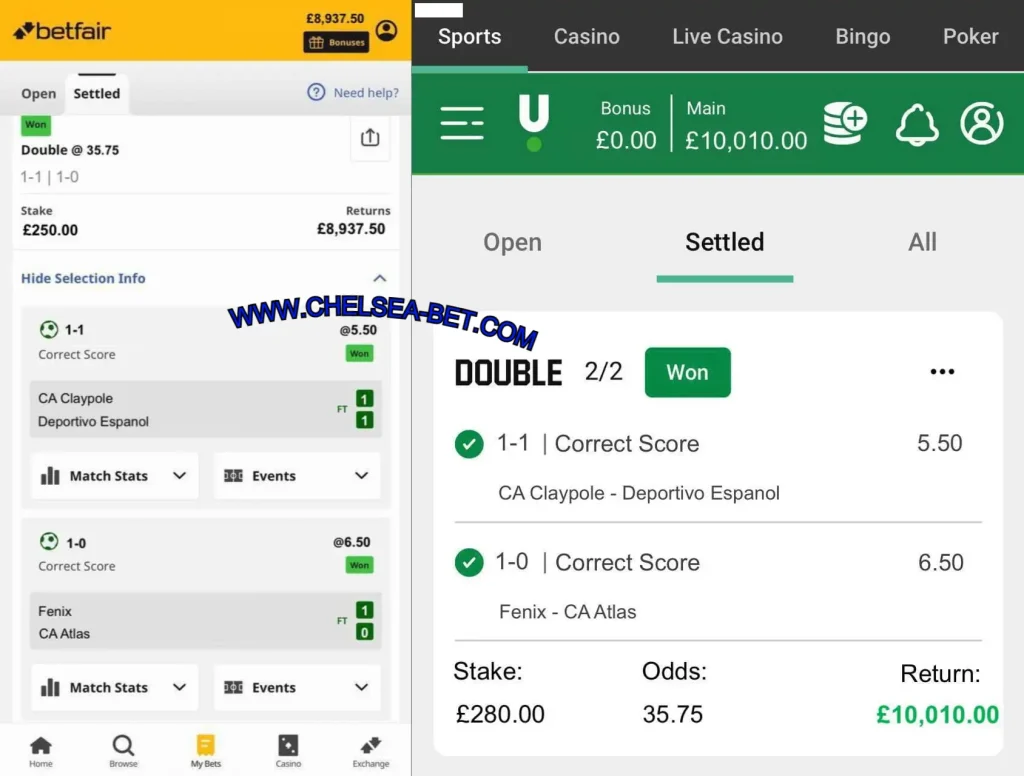 UNIBET CORRECT SCORE MATCHES UNIBET CORRECT SCORE MATCHES
